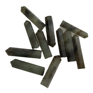 Moin Agate Vente en gros Crayon en pierre de labradorite Pendentif en cristal Style Feng Shui Artisanat en pierre semi-précieuse pour la guérison des pierres précieuses - Product Image 1