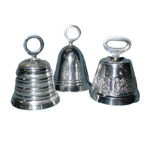 Cloche de noël suspendue en métal, décoration des fêtes de noël, faite à la main, à la mode, nouveautés - Product Image 4