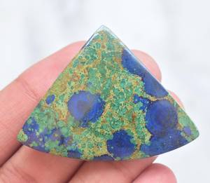 Gema suelta de azurita malaquita crisocola, lote al por mayor de cabujones de crisocola, malaquita rara - Product Image 6