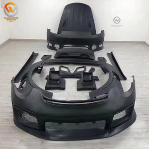 <span class=keywords><strong>991</strong></span>.1 <span class=keywords><strong>991</strong></span>.2 lifting pour Porsche <span class=keywords><strong>911</strong></span> GT2RS Style Kit de carrosserie FRP matériel avant pare-chocs arrière jupes latérales Spoiler capot moteur nouveau - Product Image 4