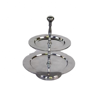 Cast Aluminum Tableware & <b>Cake</b> Tools Mirror Polish Finish Metal Fruit <b>Stand</b> with Other Finishes Available - Product Image 1