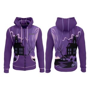 Venta al por mayor logotipo personalizado diseño Oem sublimación sudaderas con capucha al por mayor de gran tamaño hombre Sudadera con capucha cremallera - Product Image 6