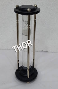 Minuterie de sable automatique en bois, bricolage, Base en bois, fait à la main, horloge, cadeaux, jouet, décoration de bureau, pour la maison - Product Image 3