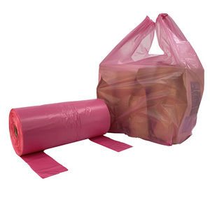Impresión personalizada de alta calidad transparente camiseta bolsa de plástico mango chaleco compras plástico muti-uso bolsas para llevar - Product Image 2