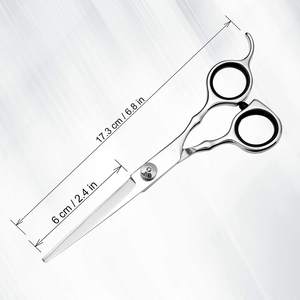 Tijeras de Peluquería de Acero Inoxidable de Alta Calidad con Hoja Afilada, Tornillo Ajustable y Reposamanos para Corte de Cabello - Product Image 4