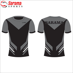Hole Sale Camisas de softball de marca con logotipo frontal Camiseta deportiva transpirable de talla grande - Product Image 4