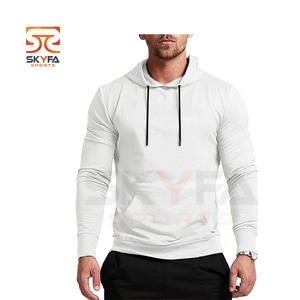 High Quality Hoodie Pullover Winter Thick Fleece Blank Solid Color Hoodie For Men - Product Image 1