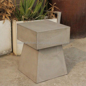 Vente en gros Tabouret carré en béton de haute qualité au design moderne et durable pour l'extérieur - Product Image 3