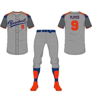 ที่กำหนดเองทำเสื้อเบสบอล Sublimated,กางเกง,หมวก - Product Image 3