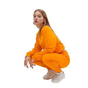 Ensemble de pulls à capuche en éponge française unisexe coupe ajustée vêtements de sport personnalisés pour hommes avec logo survêtements en molleton - Product Image 2