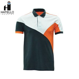 Golf pour hommes à séchage rapide de haute qualité pour polos Broderie de logo personnalisé en tissu Spandex Polyester de haute qualité - Product Image 3