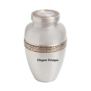 Affordable <b>Funeral</b> <b>Supplies</b> Metal Urn High Quality Handmade Designer Cremation Urn Hot Selling Luxury Cremation Urn From India - Product Image 2