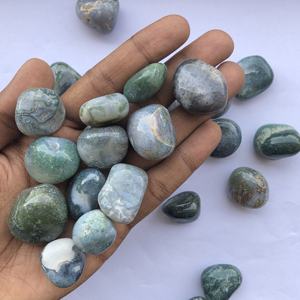 หินโมรามอสธรรมชาติ20มม. 30มม. นักเก็ตหินอัญมณีเคลือบเงาแบบไม่เจาะ - Product Image 3