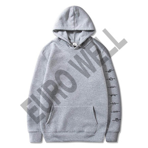 เสื้อฮู้ดดี้ผู้ชายคุณภาพสูง ผ้าฝ้าย 100% พิมพ์ลาย ระบายอากาศได้ดี เป็นมิตรกับสิ่งแวดล้อม ไม่หดตัว ดีไซน์มีซับใน ขายส่ง - Product Image 1