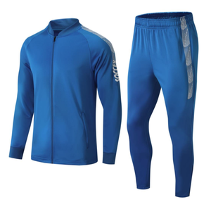 Custom soccer football tracksuit and <b>jacket</b> uniform suit full <b>zipper</b> tracksuit - Product Image 2