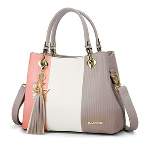 Haute qualité en cuir de vache grande capacité fermeture éclair bandoulière sac à main dames à la mode sac à bandoulière diamant personnalisé fêtes de mariage - Product Image 3