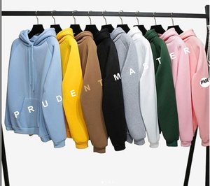 Alta calidad de impresión personalizada bordado Logo Oversize Pullover Hoodies Algodón Crewneck sudadera Imprimir con capucha - Product Image 1