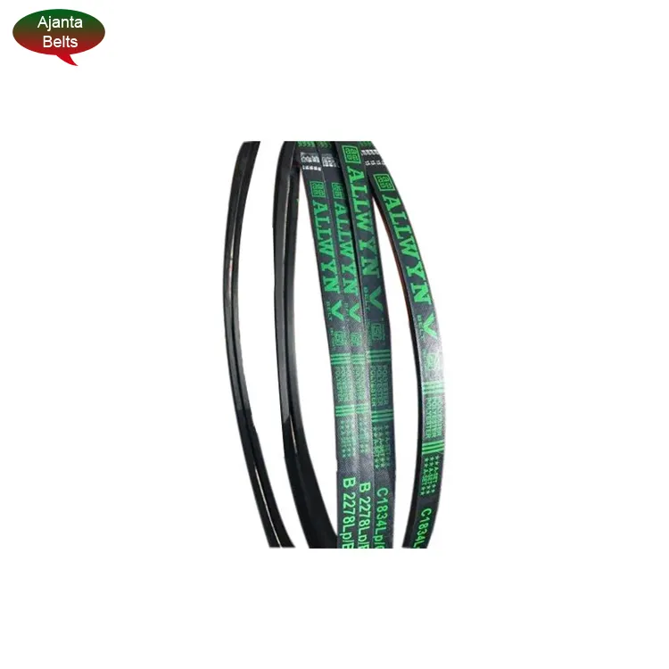 Polyester Semi Stiff Cord Black Color B Section Agriculture V Belts Manufacturer