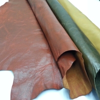 Cuir de mouton véritable couleur bronzée, écologique, certifié LWG, motif grainé fini, effet croûte de chèvre, épaisseur 0,70-0,90 mm pour sacs