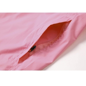 เสื้อแจ็คเก็ตกันลมกันน้ำสีชมพูสวยงามคุณภาพสูงสำหรับผู้หญิง มีฮู้ด จาก Inspire Apparel - Product Image 4