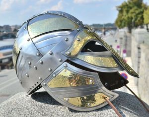 Casco Medieval de lujo, accesorio de escritura, el mejor regalo, Norman Viking, 18GA SCA - Product Image 3
