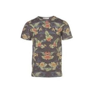 Partout T-shirt Imprimé Floral 100% Coton O-cou À Manches Courtes de Haute Qualité Prix de Gros T-shirt Pour Les Hommes De Bangladesh - Product Image 3