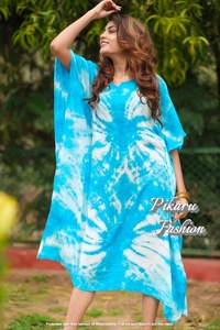 Caftan en soie grande taille pour femmes tunique Caftan Resort caftan robe plage couvrir nuit vêtements de nuit peignoir maison porter robe - Product Image 4