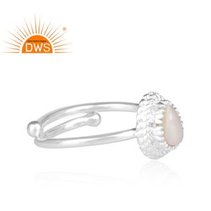 Ensemble de perles en argent Sterling 925 pour homme, anneau réglable, fabrication de bijoux, vente en gros - Product Image 3