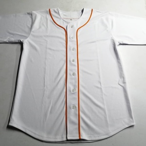 Uniformes de béisbol transpirables de alta calidad, ropa de equipo de Color blanco, 100% poliéster, uniformes de béisbol Unisex Collage, Jersey - Product Image 1