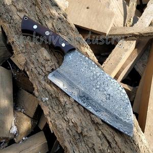 Funda de cuero hecha a mano con diseño de gota de lluvia de Damasco, cornamusa resistente, hecha a medida - Product Image 5