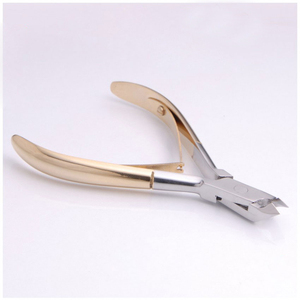 Custom Brand German Stainless Steel Cuticle Nipper Half Gold Manicure Pedicure Nail Clippers NEW Eco-Friendly Finger <b>Toe</b> Nail - Product Image 5