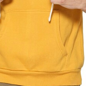 Vente en gros de nouveaux pulls à capuche élégants MISHA SPORTS FITNESS pour hommes, motif solide, tissu tricoté en coton/polyester, respirant, printemps - Product Image 6