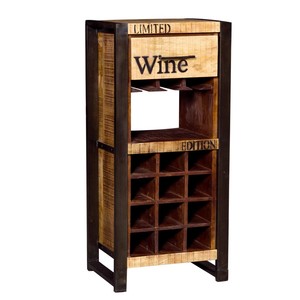 Nuevo gabinete de Bar de bodega, mesas de Bar de madera maciza con base de metal, gabinetes de sala de estar, silla Derma Industrial para decoración del hogar - Product Image 6