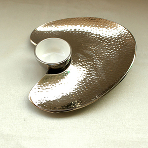 Vente chaude 2025legant plateau de service rond en or avec plateau décoratif fini haut de gamme pour plateau de serveur de café à la maison - Product Image 5