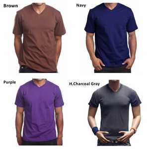 Vintage Wash personnalisé hommes 100% coton col en v T-Shirt haute Polo à manches courtes décontracté Jersey solide motif été Style en gros - Product Image 4