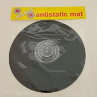 Tapis en feutre pour disque vinyle, antistatique, pour platine vinyle, avec stroboscope