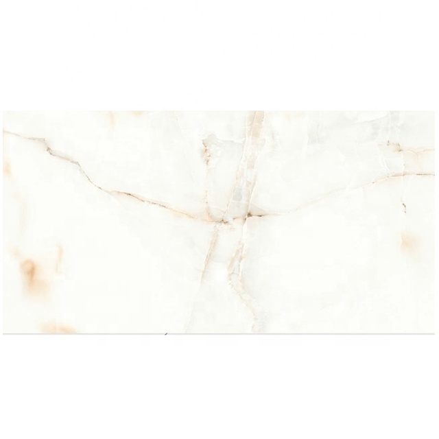Modern Europe Indian Manufacturer's Polished Porcelain Tiles Firebrick Antibacterial Big Bright Slabs Floor Dining Room