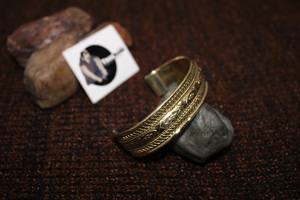 Gemelos tejidos de latón fino con diseño personalizado, brazalete con diseño de cuerda para mujer, moda en el último diseño para boda - Product Image 3