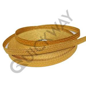 Tresse d'or Bullion de cérémonie | Tresse de cérémonie en mylar d'or dentelle personnalisée meilleure conception de broderie tresses de dentelle - Product Image 5