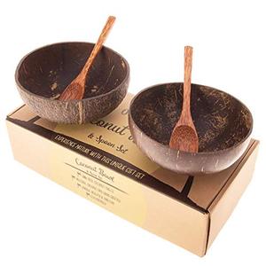 Eco-Friendly Nordic Bamboo Lacquer Coco Bowls Hand Painted Party Decor Many size Coconut wooden shell bowls - Product Image 6