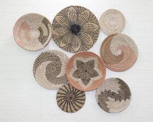 Vietnam New Design Seagrass Wicker Wall <b>Baskets</b> Wall Plates <b>Hanging</b> Decor Items - Product Image 3