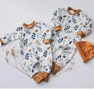 95% organic cotton 5% spandex knitted stain free rompers for baby double way zipper jumpsuit long sleeve romper