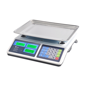 फल वाणिज्यिक संतुलन इलेक्ट्रॉनिक मूल्य गिनती पैमाने पर डिजिटल वजन पैमाने FF1976-423F एलईडी दोहरी-प्रदर्शन 40kg/5g 14191-423F - Product Image 1