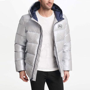 Chaqueta Acolchada con Capucha para Hombre, Impermeable, Ecológica, Resistente al Viento, Material de Lona, para la Temporada de Invierno, Artículo en Oferta - Product Image 3