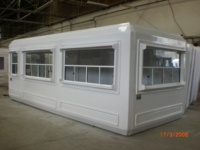 SAFTER MARINE Best Seller ISO9001 CE Certifié Léger Écologique Maison Préfabriquée en Fibre de Verre Cabine Salle à Manger Extérieure Chambre