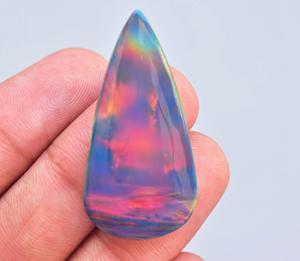 Multi <b>Fire</b> Cabochon High Quality Multi <b>Fire</b> Aurora Opal Gemstone Custom Shape And Size Shape Aurora Opal Pair Aurora Opal <b>Gems</b> - Product Image 2