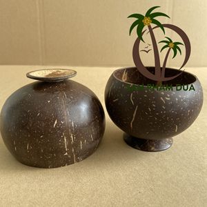 COCO-ECO tasse de coquille de noix de coco artisanale de marque/offre spéciale pour tasse de coquille de noix de coco tasse de noix de coco réutilisable écologique avec le prix bon marché - Product Image 3