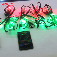 Lumière LED Pixel Ws2811 9mm 4 Éclairage Rgb 2 X1 Bandes de Montage d'Affichage google 3 Module de Couverture LED Pixel Lumières