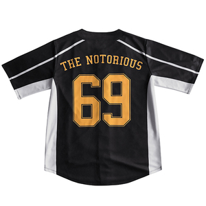 Maillot de baseball en polyester respirant pour hommes, logo OEM, sublimation personnalisée, tissu à mailles amples, fabriqué à la main par personnalisation professionnelle - Product Image 3