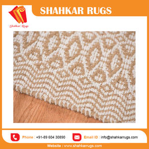 Tapis modernes en peluche de luxe à grande surface, tissage plat, jute, soie artificielle, cuisine, nouveau design, lavable, salon, hôtel, logo personnalisé - Product Image 3